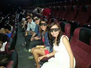 SM IMAX with BFF Joann Frondoso, Gino and Chico