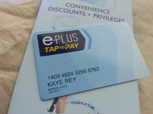 Personalized E-plus Tap to Pay Card