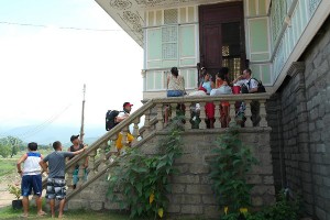 **climb the stairs to your Castilan residence