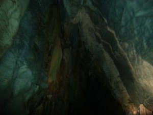 inside the cave