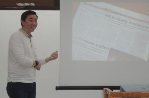 Dr Gar presenting