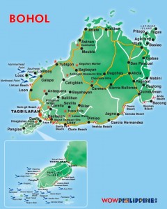 Bohol-map