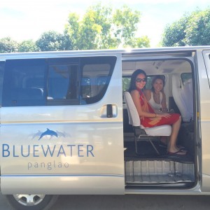 car service blue water
