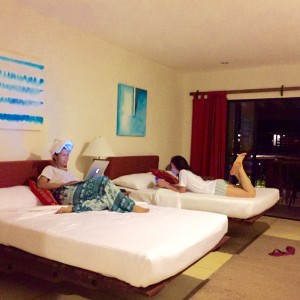 hers and hers room blue water resort