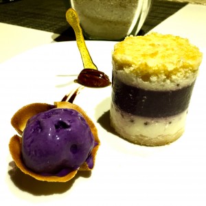 Boholano Kinampay Ube dessert