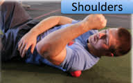 shoulder lacrosse ball