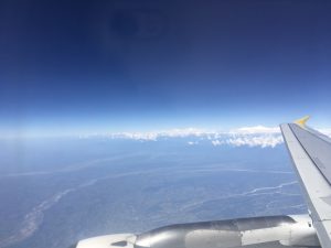 Himalayas from a plane