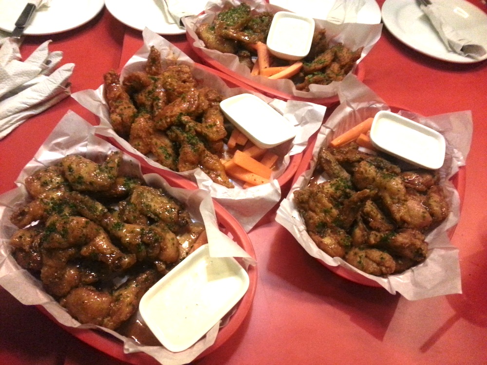 chicken wings from Wingman